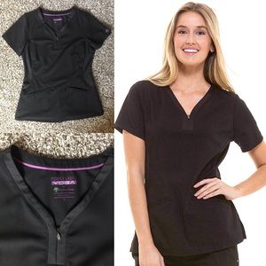 EUC! Healing Hands Purple Label Jaime Zip Scrub